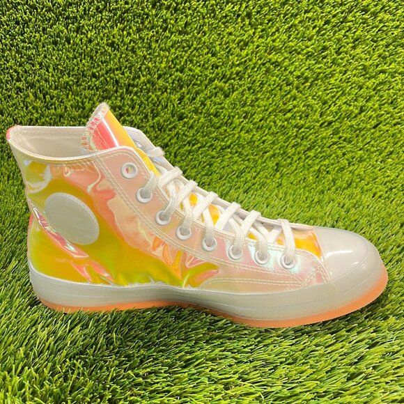 Converse Chuck 70 Hi Vis Mens Size 10 Orange Pink Walking Shoes Sneakers - Picture 4 of 10